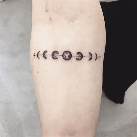 moon cycle tattoo|moon cycle tattoo meaning.